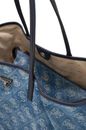 GUESS Victtoria 2 in 1 Tote L Denim Logo