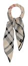 FRAAS Nicki Silk Stole With Fraas Plaid Karo Butter Cream FRAAS Nicki Silk Stole With Fraas Plaid Karo Butter Cream