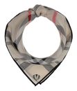 FRAAS Nicki Silk Stole With Fraas Plaid Karo Butter Cream FRAAS Nicki Silk Stole With Fraas Plaid Karo Butter Cream