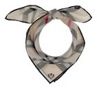 FRAAS Nicki Silk Stole With Fraas Plaid Karo Butter Cream FRAAS Nicki Silk Stole With Fraas Plaid Karo Butter Cream