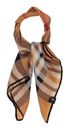 FRAAS Nicki Silk Stole With Fraas Plaid Karo Camel FRAAS Nicki Silk Stole With Fraas Plaid Karo Camel