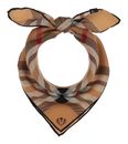 FRAAS Nicki Silk Stole With Fraas Plaid Karo Camel FRAAS Nicki Silk Stole With Fraas Plaid Karo Camel