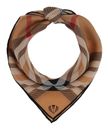 FRAAS Nicki Silk Stole With Fraas Plaid Karo Camel FRAAS Nicki Silk Stole With Fraas Plaid Karo Camel