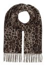 FRAAS Scarf with Animal-Print Taupe FRAAS Scarf with Animal-Print Taupe