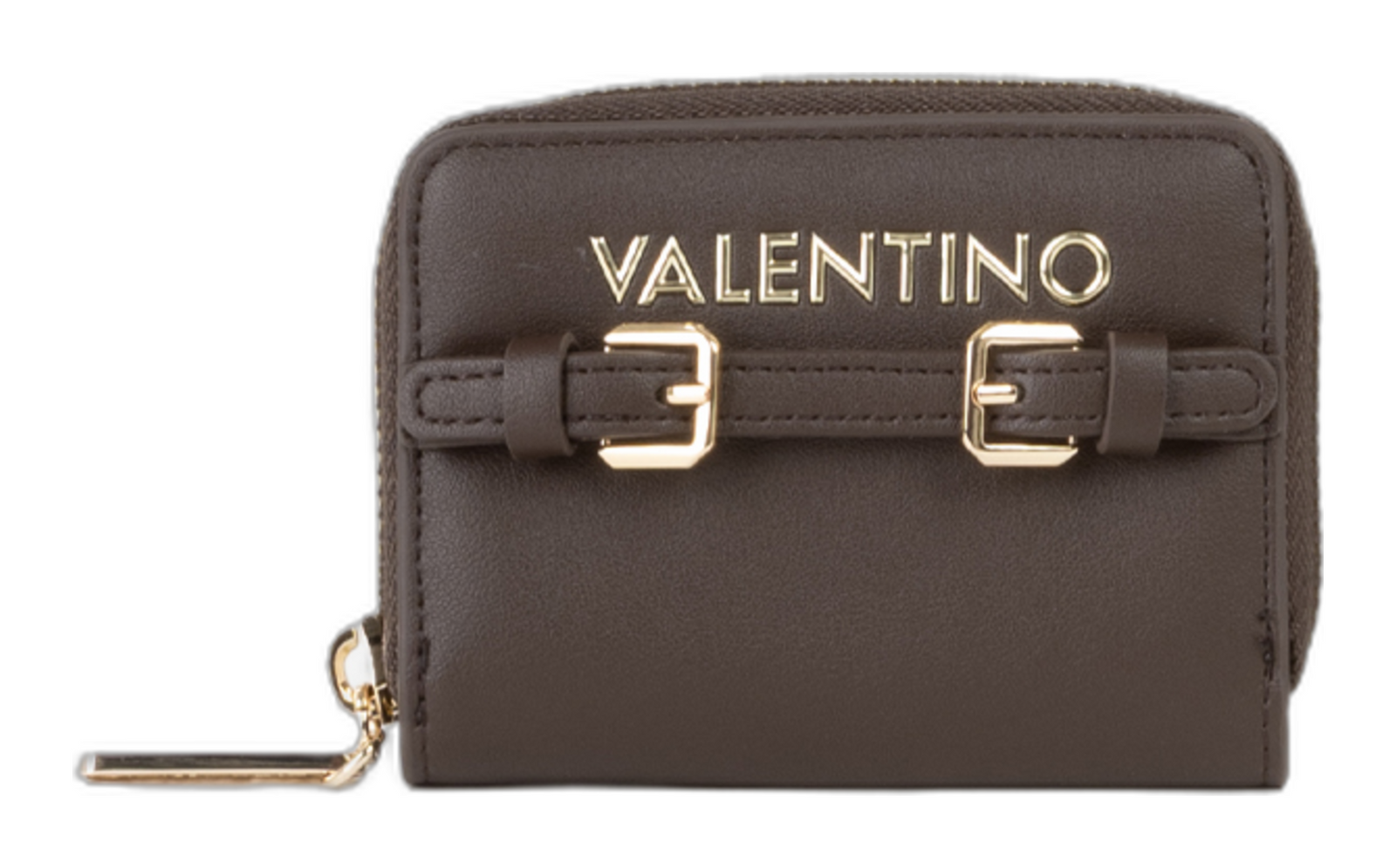 VALENTINO Archi Zip Around Wallet Caffe