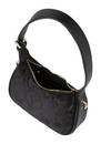 VALENTINO Samba Velvet Shoulder Bag Nero VALENTINO Samba Velvet Shoulder Bag Nero