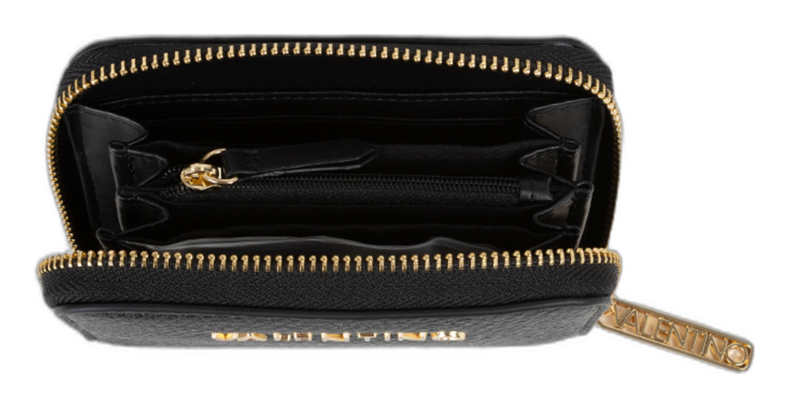 VALENTINO Maury Zip Around Wallet Nero VALENTINO Maury Zip Around Wallet Nero