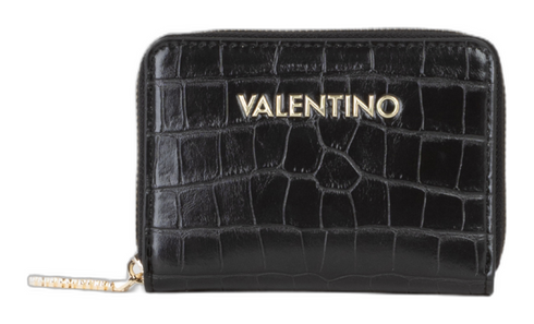 VALENTINO Opaline Re Zip Around Wallet Nero VALENTINO Opaline Re Zip Around Wallet Nero