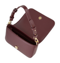 VALENTINO Bianka Re Flap Bag Bordeaux VALENTINO Bianka Re Flap Bag Bordeaux
