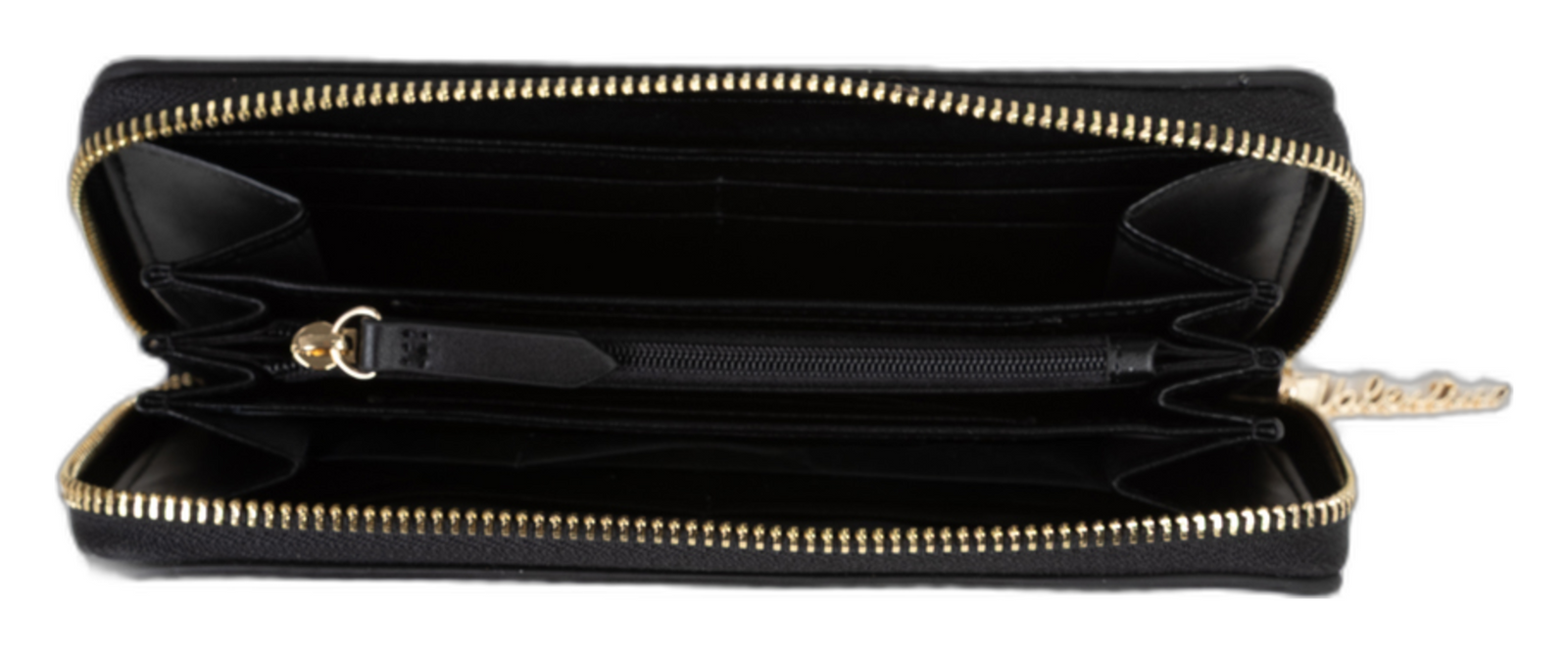 VALENTINO Opaline Re Zip Around Wallet Nero VALENTINO Opaline Re Zip Around Wallet Nero