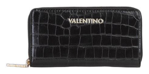 VALENTINO Opaline Re Zip Around Wallet Nero