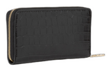 VALENTINO Opaline Re Zip Around Wallet Nero VALENTINO Opaline Re Zip Around Wallet Nero
