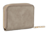 VALENTINO Opaline Re Zip Around Wallet Taupe