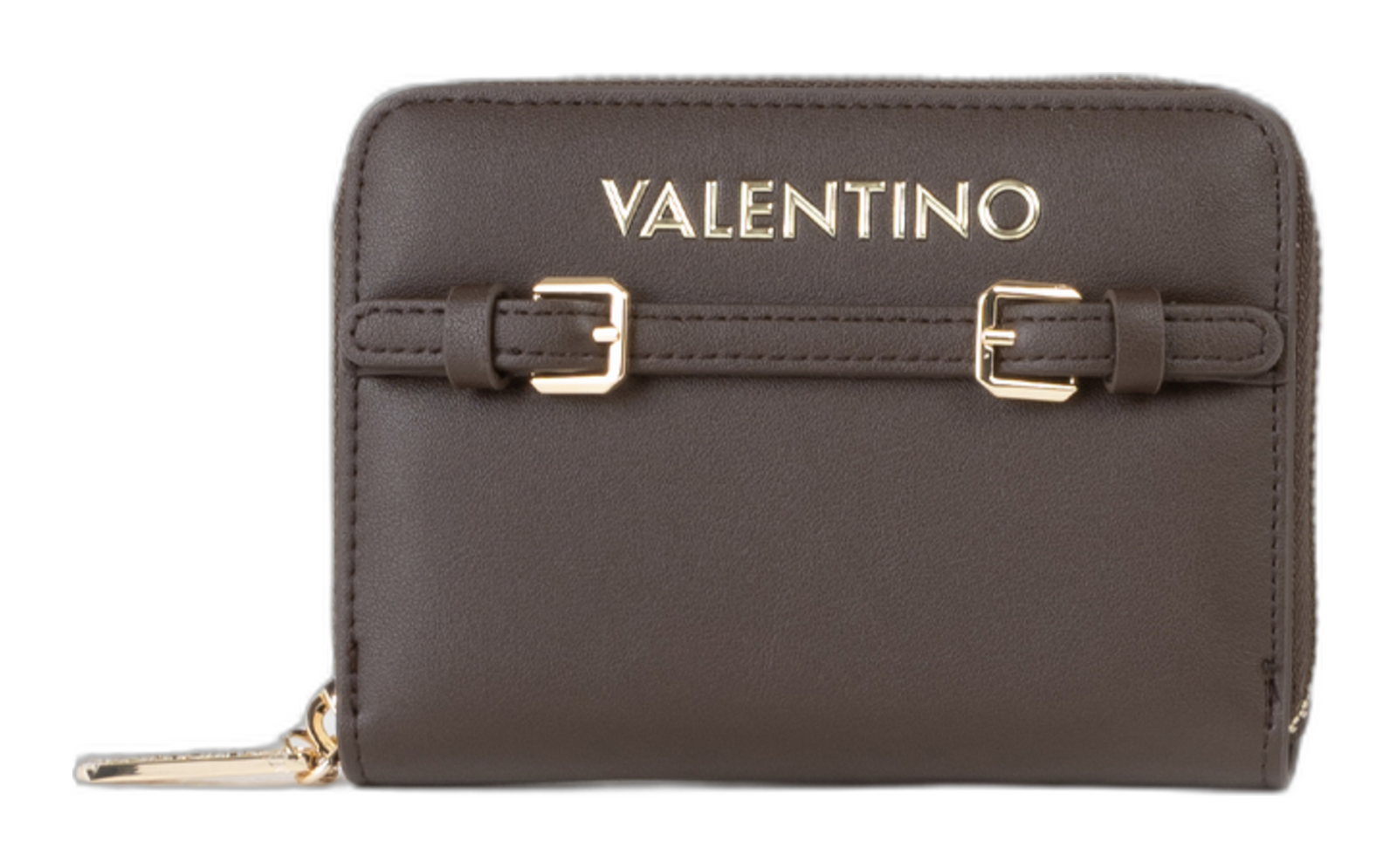 VALENTINO Archi Zip Around Wallet Caffe