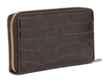 VALENTINO Opaline Re Zip Around Wallet Caffe