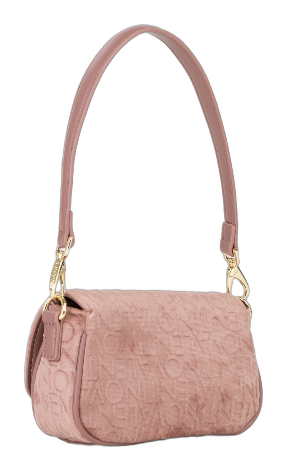 VALENTINO Velvet Flap Bag Nudo VALENTINO Velvet Flap Bag Nudo