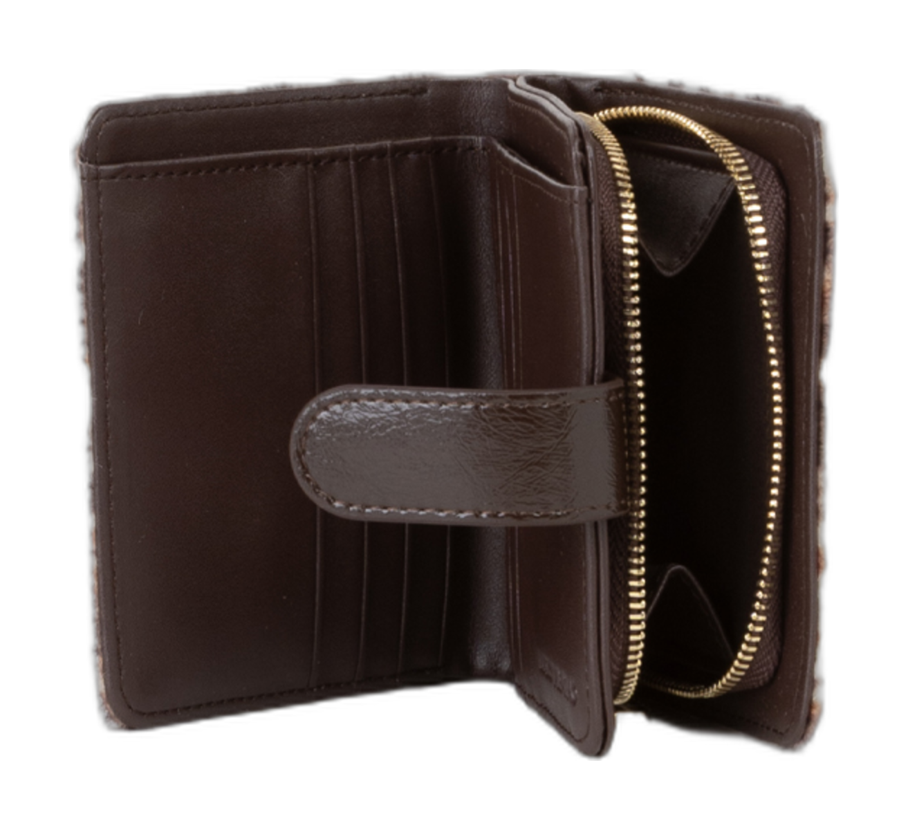 VALENTINO Line Wallet Caffe / Multi VALENTINO Line Wallet Caffe / Multi