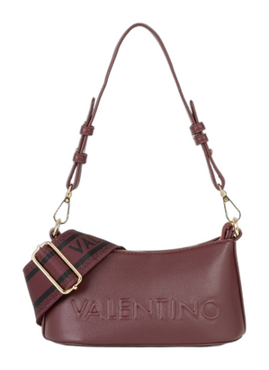 VALENTINO Bianka Re Shoulder Bag Bordeaux