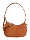 VALENTINO Samba Velvet Shoulder Bag Mattone VALENTINO Samba Velvet Shoulder Bag Mattone