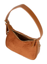 VALENTINO Samba Velvet Shoulder Bag Mattone VALENTINO Samba Velvet Shoulder Bag Mattone