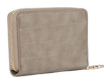 VALENTINO Opaline Re Zip Around Wallet Taupe VALENTINO Opaline Re Zip Around Wallet Taupe