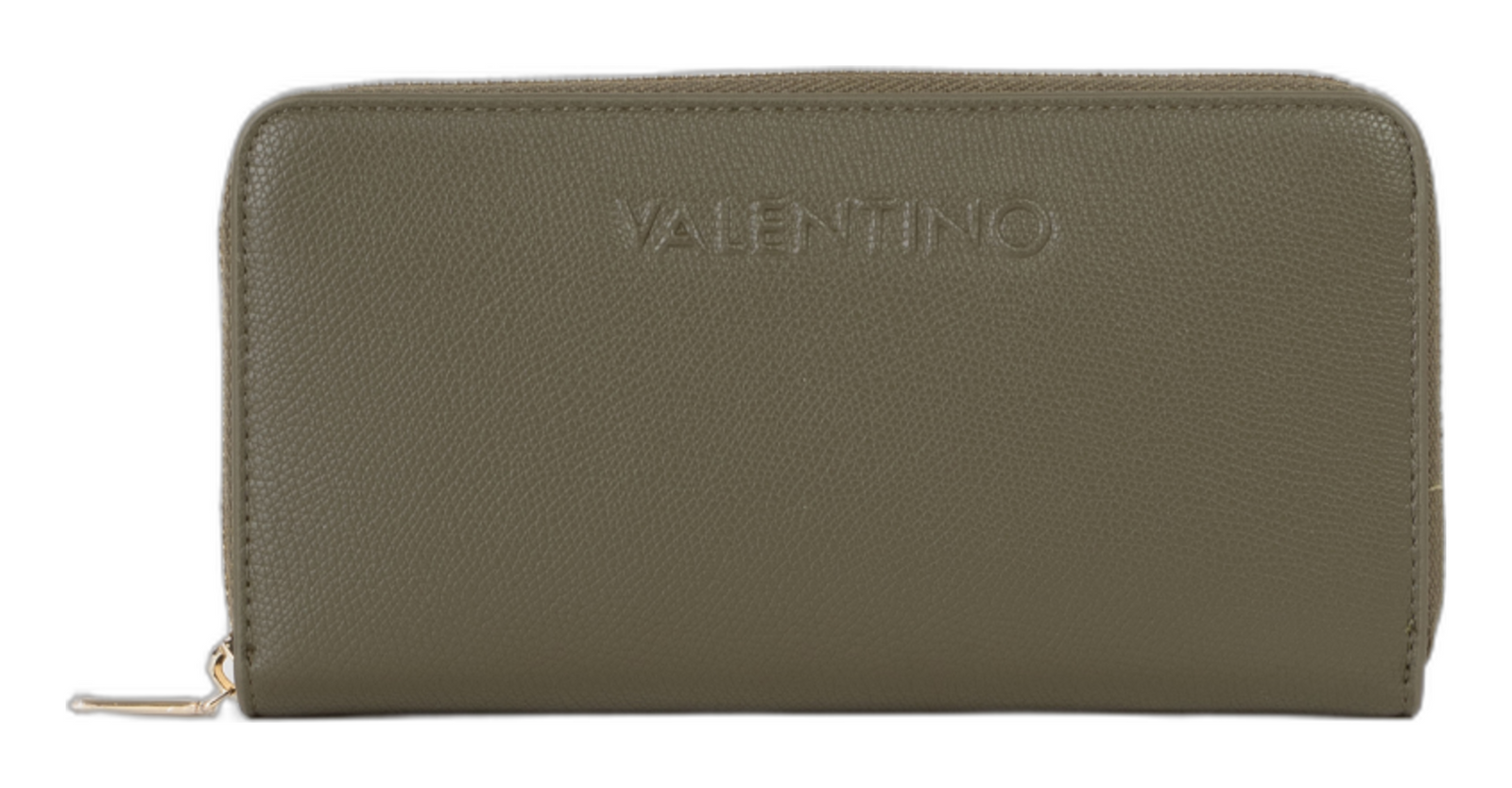 VALENTINO Bianka Re Zip Around Wallet Verde Militare