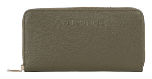 VALENTINO Bianka Re Zip Around Wallet Verde Militare