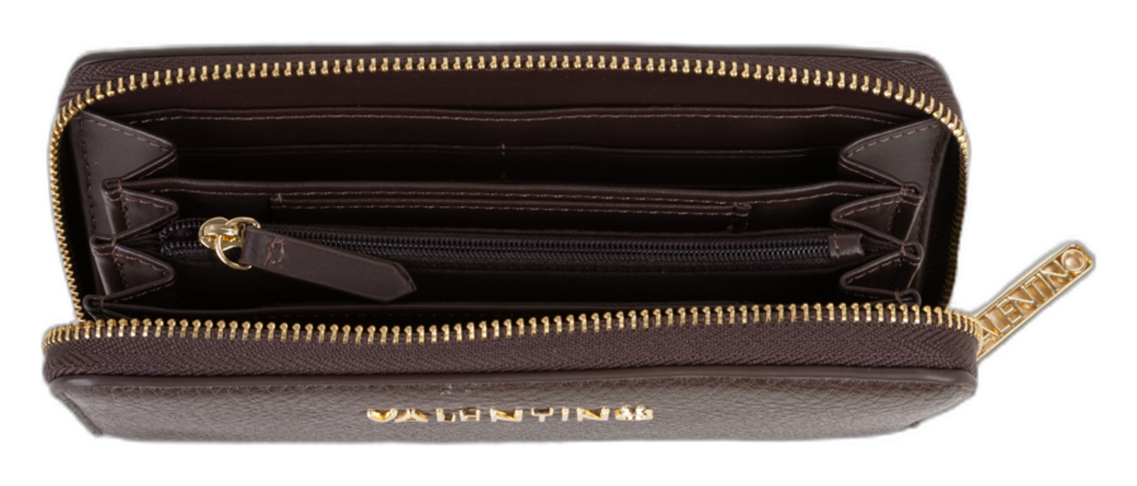 VALENTINO Maury Zip Around Wallet Caffe VALENTINO Maury Zip Around Wallet Caffe