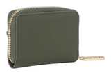 VALENTINO Archi Zip Around Wallet Verde Militare