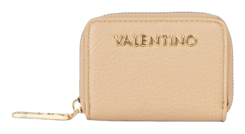 VALENTINO Maury Zip Around Wallet Beige VALENTINO Maury Zip Around Wallet Beige