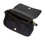 VALENTINO Velvet Flap Bag Nero VALENTINO Velvet Flap Bag Nero