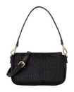 VALENTINO Velvet Flap Bag Nero VALENTINO Velvet Flap Bag Nero