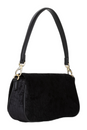 VALENTINO Velvet Flap Bag Nero VALENTINO Velvet Flap Bag Nero