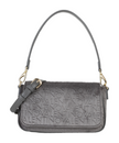 VALENTINO Velvet Flap Bag Antracite VALENTINO Velvet Flap Bag Antracite