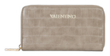 VALENTINO Opaline Re Zip Around Wallet Taupe VALENTINO Opaline Re Zip Around Wallet Taupe
