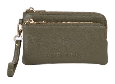VALENTINO Bianka Re Zip Bag Verde Militare