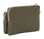 VALENTINO Bianka Re Zip Bag Verde Militare