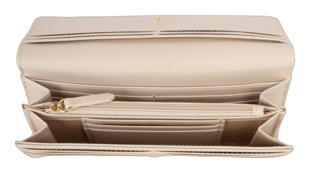 VALENTINO Bianka Re Wallet Beige VALENTINO Bianka Re Wallet Beige