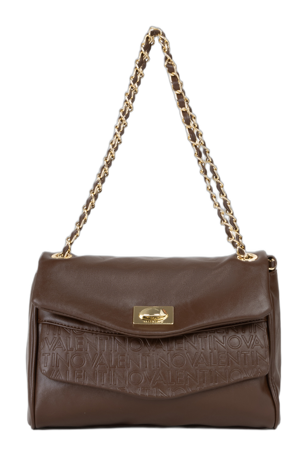 VALENTINO Leya Re Flap Bag Caffe