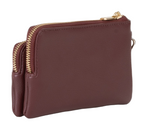 VALENTINO Bianka Re Zip Bag Bordeaux VALENTINO Bianka Re Zip Bag Bordeaux