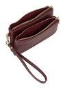 VALENTINO Bianka Re Zip Bag Bordeaux VALENTINO Bianka Re Zip Bag Bordeaux