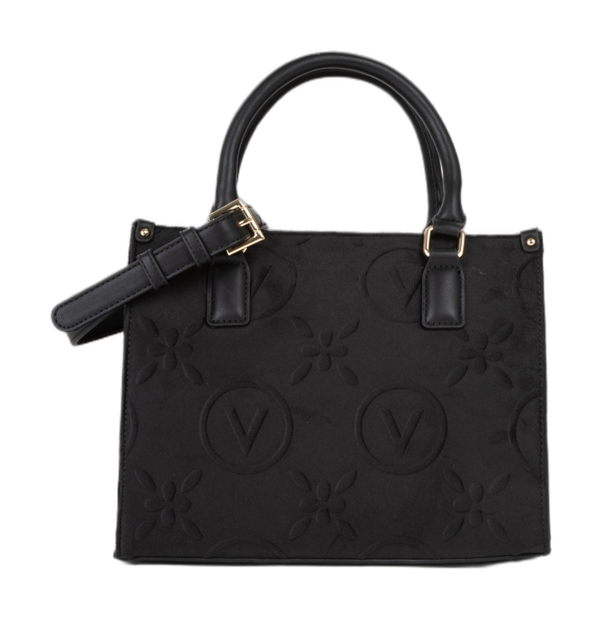 VALENTINO Samba Velvet Handbag Nero