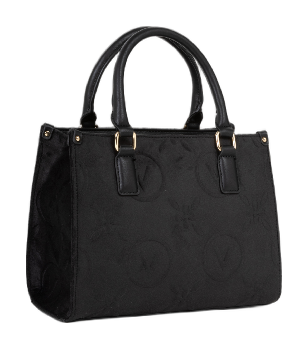 VALENTINO Samba Velvet Handbag Nero VALENTINO Samba Velvet Handbag Nero