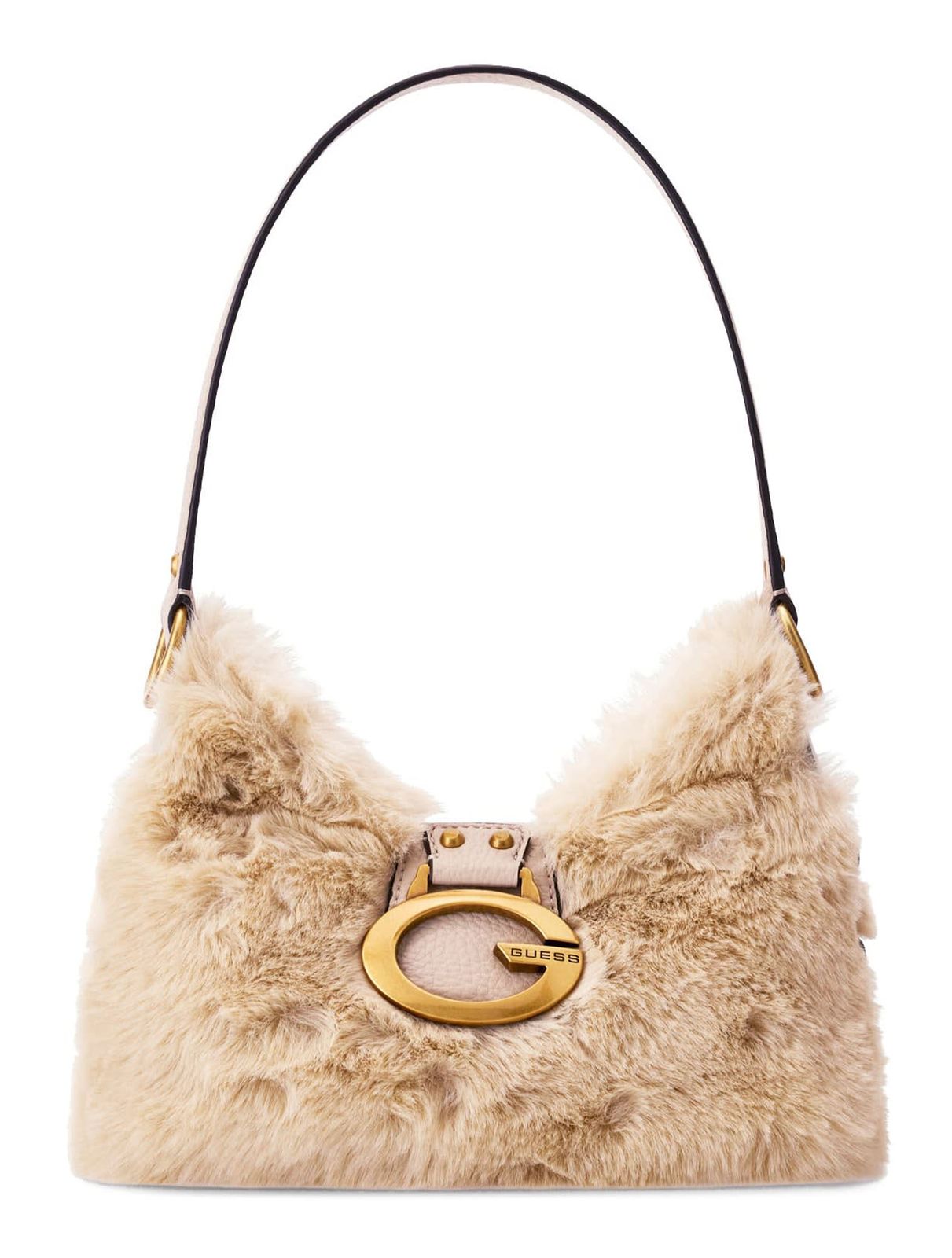 GUESS Camden Mini Shoulder Bag Cream White