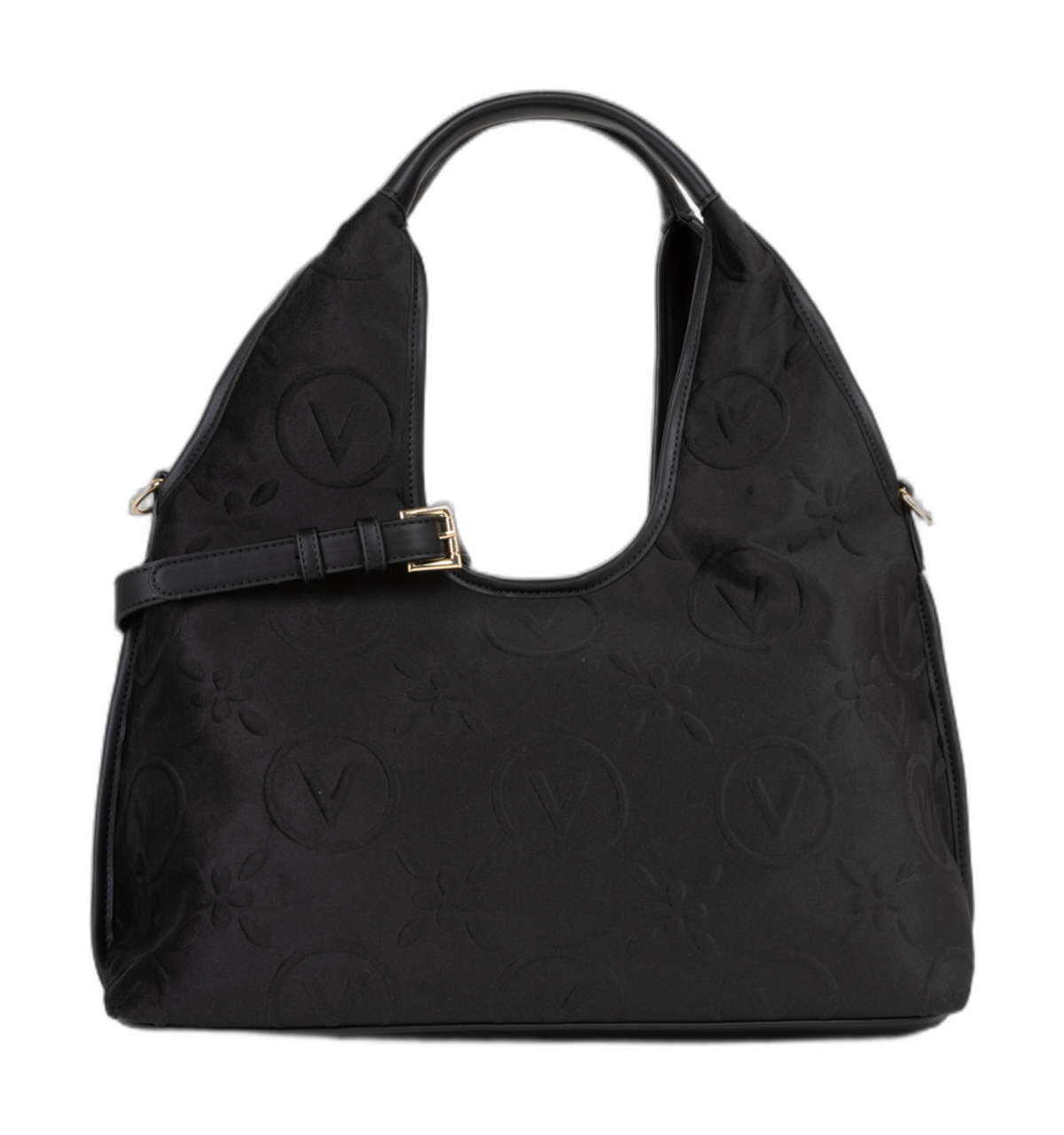 VALENTINO Samba Velvet Shopping Bag Nero