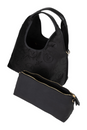 VALENTINO Samba Velvet Shopping Bag Nero VALENTINO Samba Velvet Shopping Bag Nero