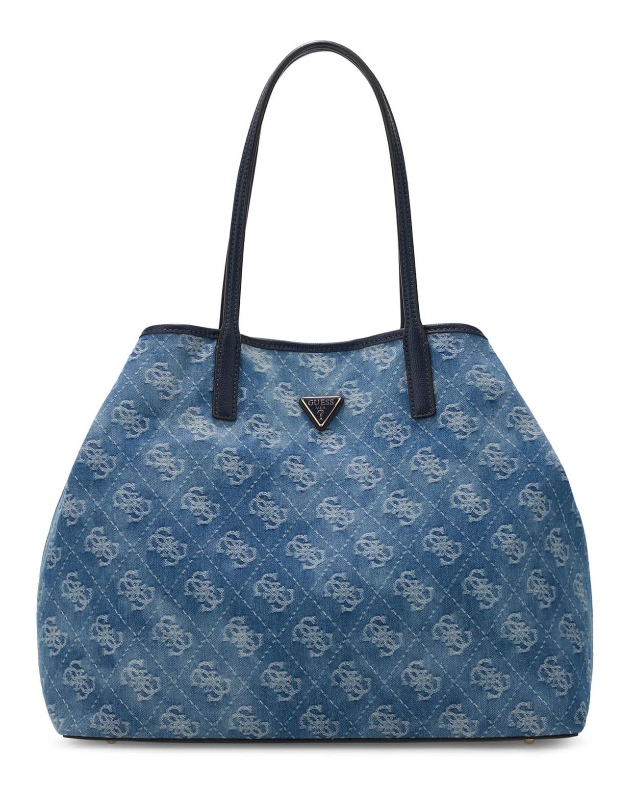 GUESS Victtoria 2 in 1 Tote L Denim Logo GUESS Victtoria 2 in 1 Tote L Denim Logo