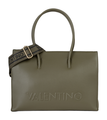 VALENTINO Bianka Re Shopping Bag Verde Militare