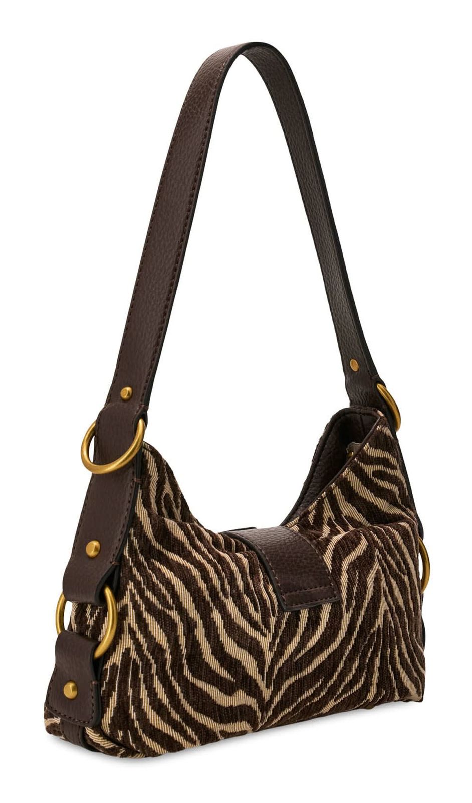 GUESS Camden Mini Shoulder Bag Brown GUESS Camden Mini Shoulder Bag Brown