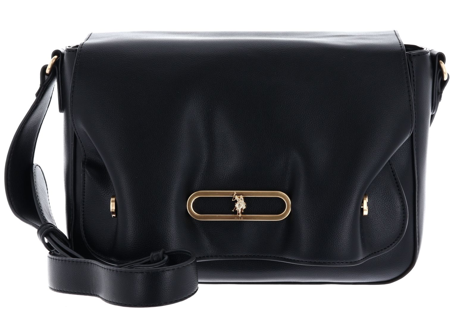 U.S. POLO ASSN. Aytounhill Flap Crossbody Bag Black